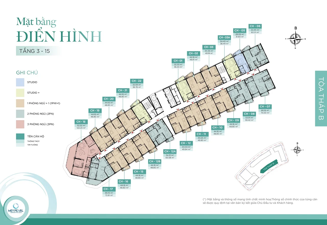 layout tang can ho toa B Meypearl Harmony Phu Quoc thong tin chinh thuc 1