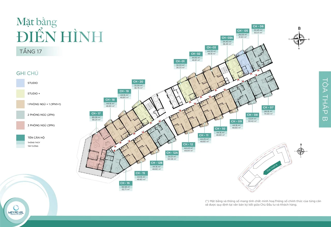 layout tang can ho toa B Meypearl Harmony Phu Quoc thong tin chinh thuc 3