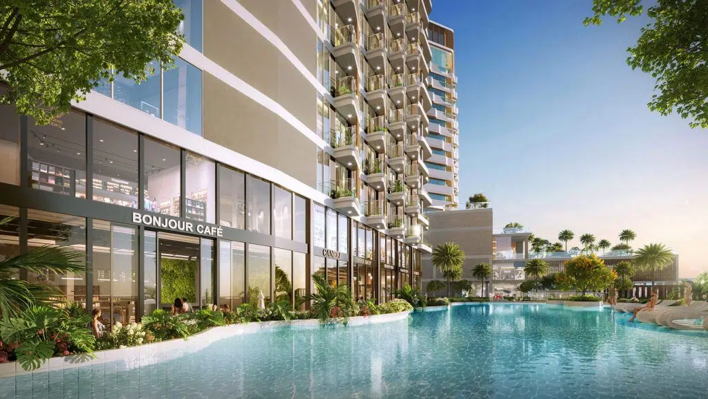 các tiện ích nội khu tại meypearl harmony phú quốc (3) bể bơi ngọc trai 50m
