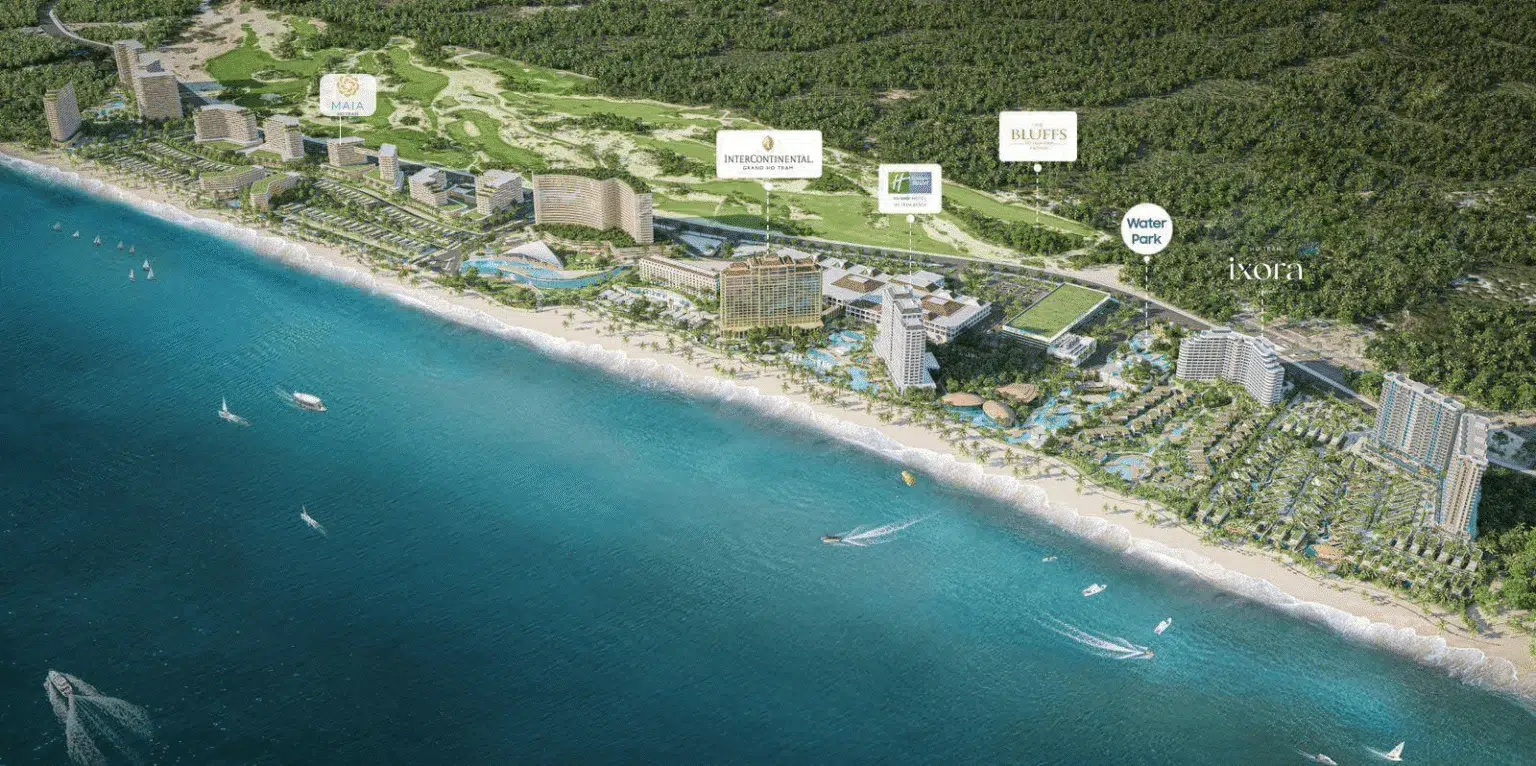Maia Resort Hồ Tràm – Biểu Tượng Nghỉ Dưỡng Mới Tại Hồ Tràm 1 tong the du an maia ho tram tai the grand ho tram strip 1